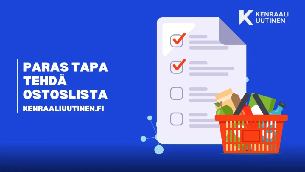 Paras tapa tehdä ostoslista Paras tapa tehdä ostoslista