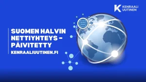 Suomen halvin nettiyhteys – Päivitetty 2026 Suomen halvin nettiyhteys – Päivitetty 2025