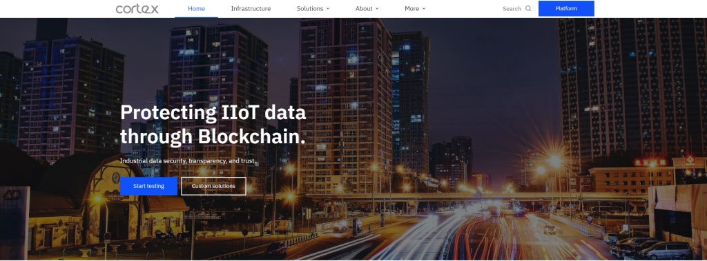 Blockchain-aloitusyritykset - Cortex IoT (Kuopio/Helsinki)