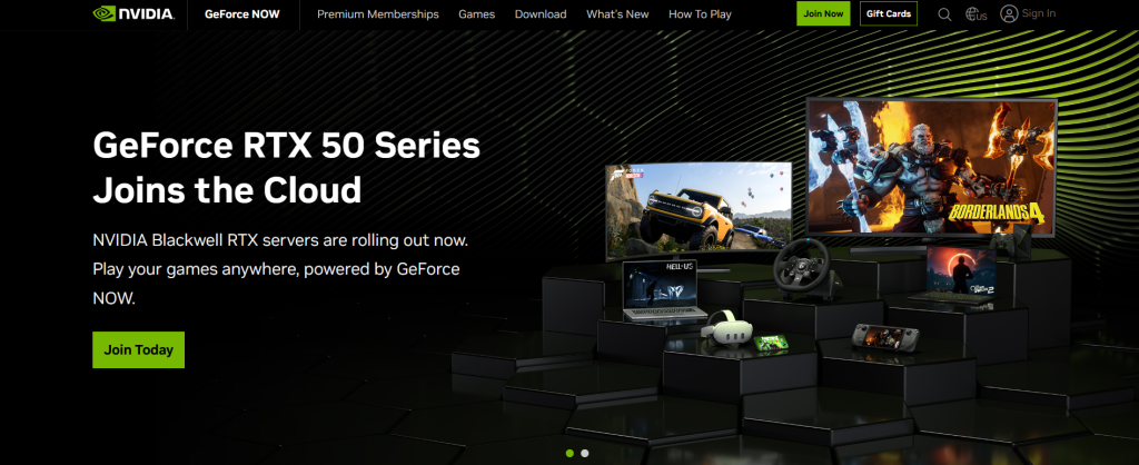 Suosituimmat pelialustat NVIDIA GeForce Now