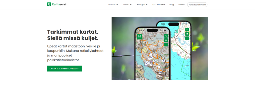 Karttaselain – Maastokartta