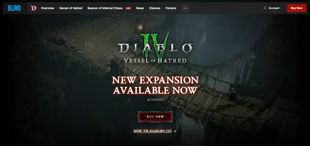 Best RPGs for PC - Diablo IV
