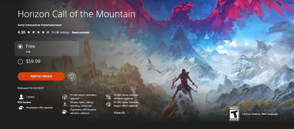 (PC Adaptation) - Horizon: Call of the Mountain