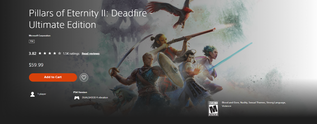 Best RPGs for PC - Pillars of Eternity II: Deadfire