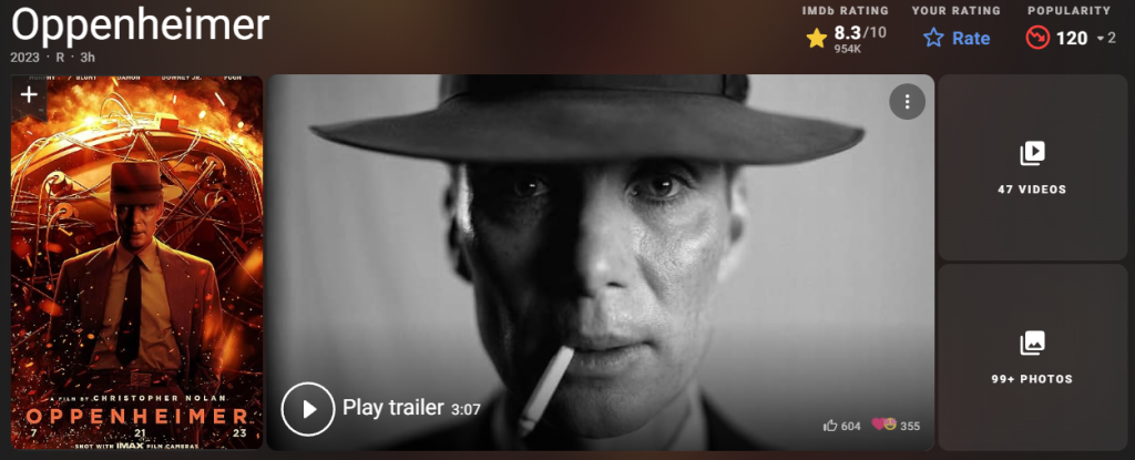 Oppenheimer(2023)