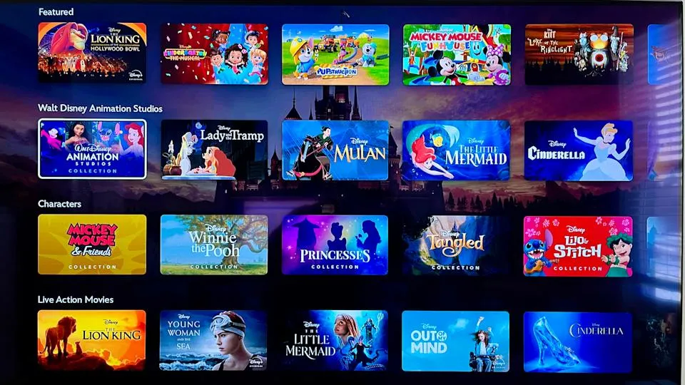 Parhaat elokuvat Disney+:ssa juuri nyt