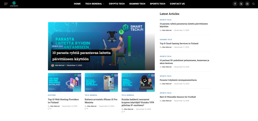 Parhaat suomalaiset teknologiablogit - SmartTech.fi