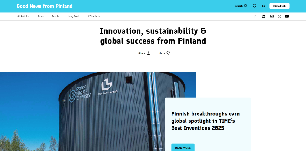 Parhaat suomalaiset teknologiablogit - Good News Finland – Teknologiaosio