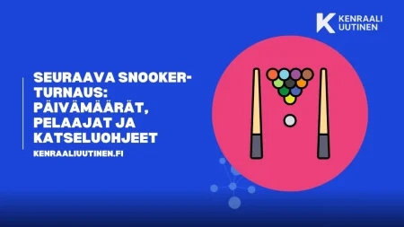 Seuraava snooker-turnaus: Päivämäärät, pelaajat ja katseluohjeet Seuraava snooker-turnaus