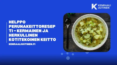 Helppo perunakeittoresepti