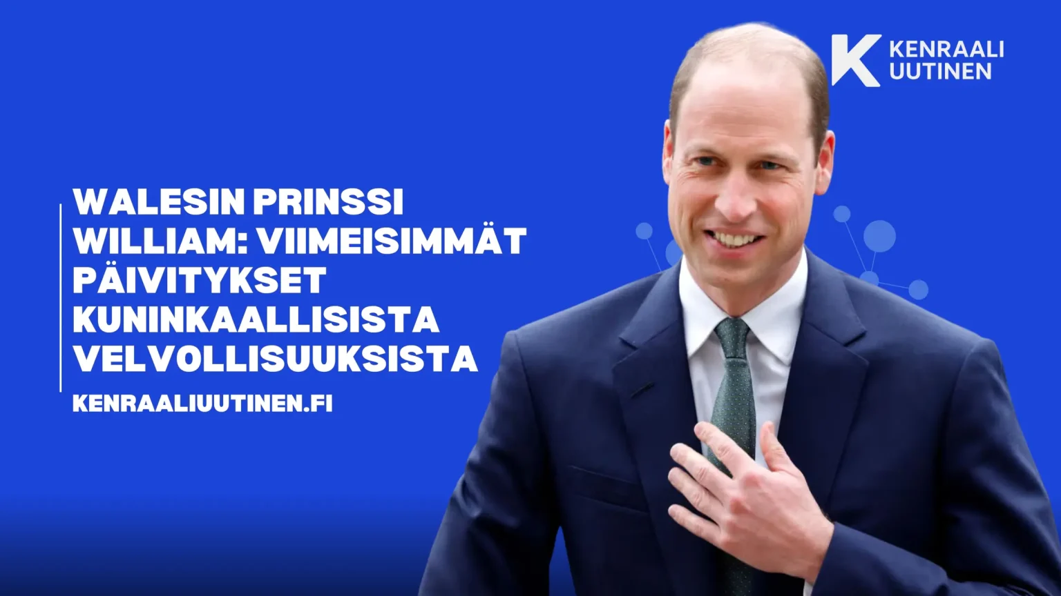 William, Walesin prinssi: Uusimmat päivitykset William, Walesin prinssi julkisessa kuninkaallisessa tilaisuudessa