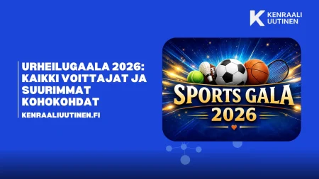 Urheilugaala 2026: Kaikki voittajat ja suurimmat kohokohdat Urheilugaala 2026